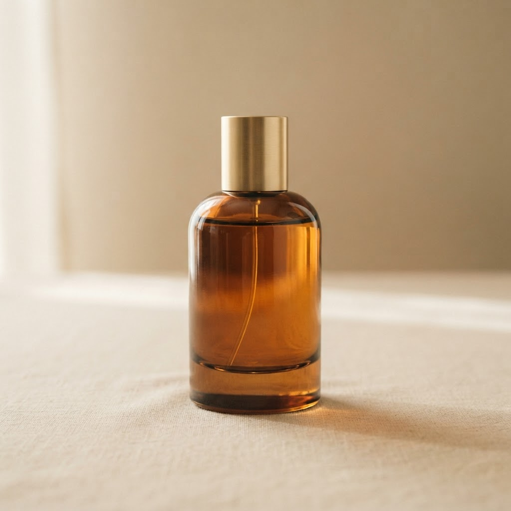 Frasco del perfume Ámbar Nocturno de Maison Lumière